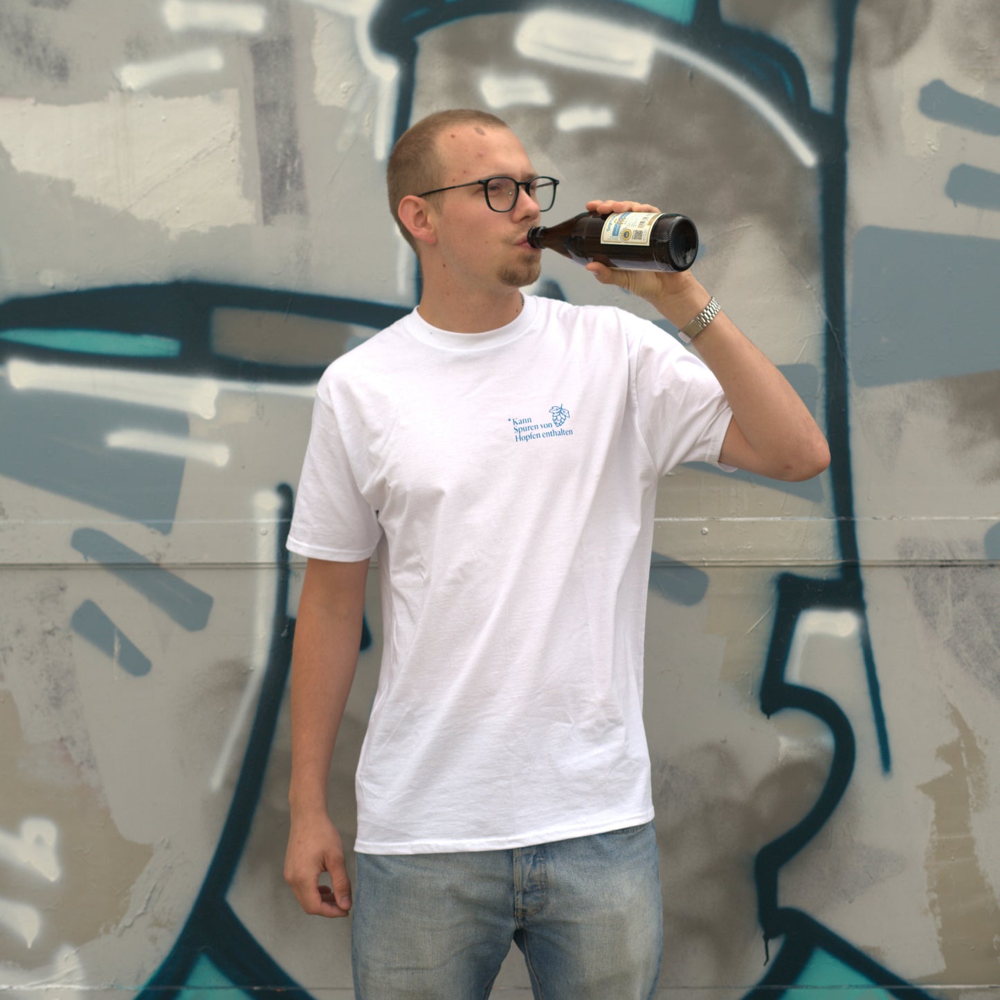 Weiß/Blau